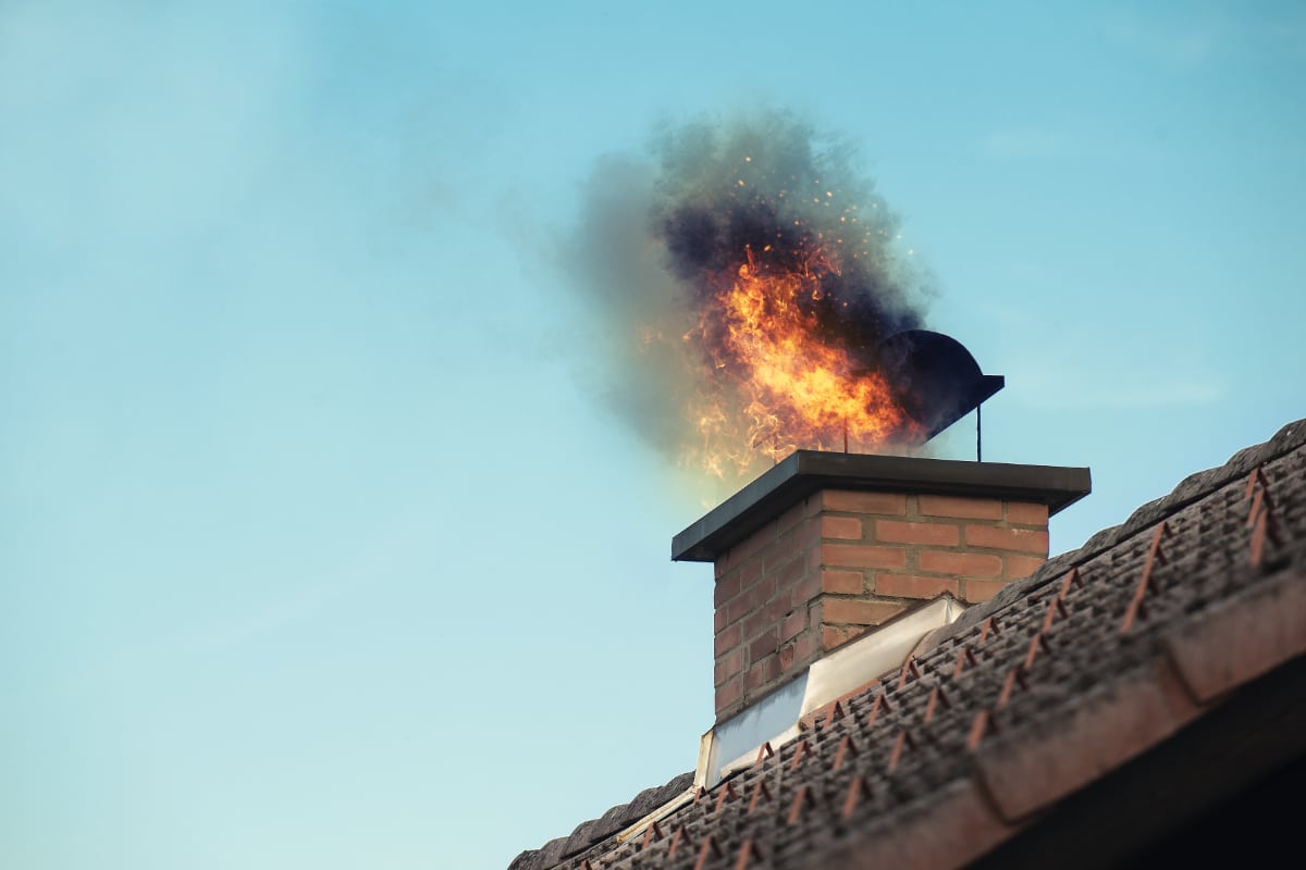 schoorsteenbrand voorkomen